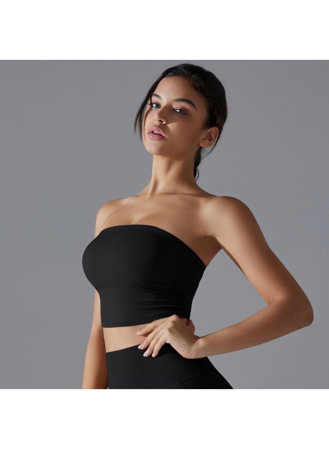 Casual Tube Top Sports Vest Women Gym Top Women Fitness Tank Top Women Quick-Dry Workout Bra Running Yoga Clothes - Image 1