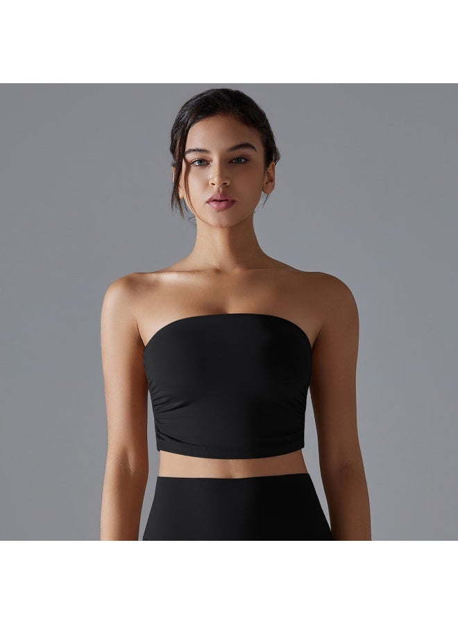 Casual Tube Top Sports Vest Women Gym Top Women Fitness Tank Top Women Quick-Dry Workout Bra Running Yoga Clothes - Image 2