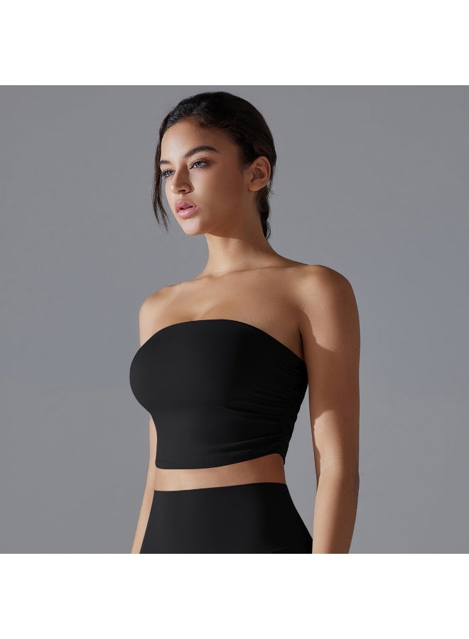 Casual Tube Top Sports Vest Women Gym Top Women Fitness Tank Top Women Quick-Dry Workout Bra Running Yoga Clothes - Image 3