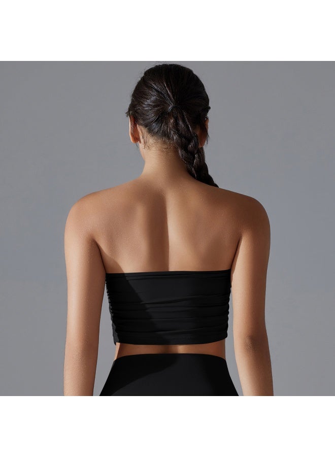 Casual Tube Top Sports Vest Women Gym Top Women Fitness Tank Top Women Quick-Dry Workout Bra Running Yoga Clothes - Image 4