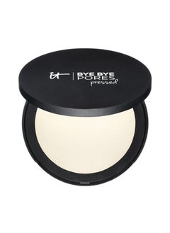 IT COSMETICS Bye Bye Pores Pressed Finishing Powder Universal Translucent Shade Contains AntiAging Peptides Hydrolyzed Collagen & Antioxidants 031 oz  - Image 1