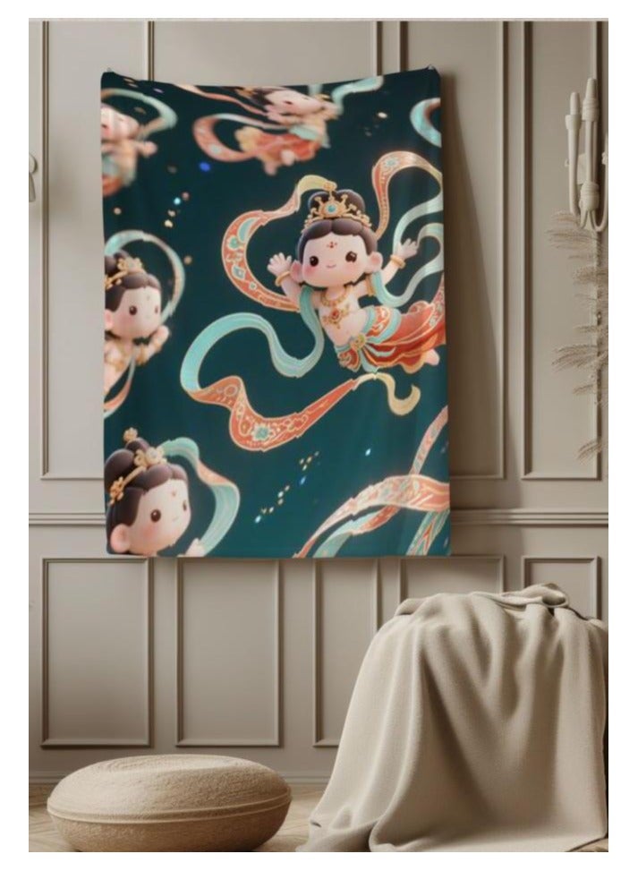 general Baby and children's cartoon flannel thin blanket (warm and comfortable, suitable for sleep, game use) 70cm*100cm - 898 - Image 2