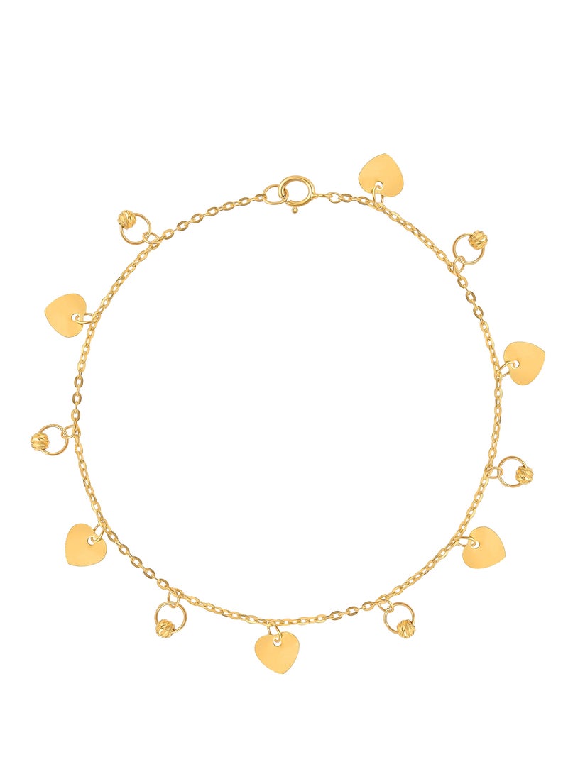 BAFLEH JEWELLERY Embrace Timeless Sophistication with This Dainty Yet Luxurious 21K Pure Gold Bracelet  - Image 1