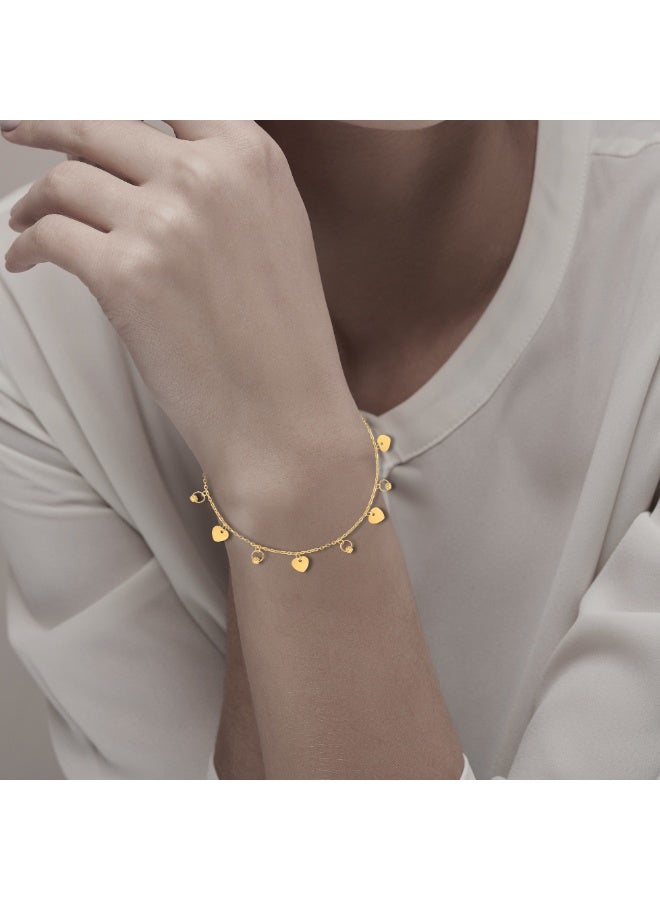 BAFLEH JEWELLERY Embrace Timeless Sophistication with This Dainty Yet Luxurious 21K Pure Gold Bracelet  - Image 3