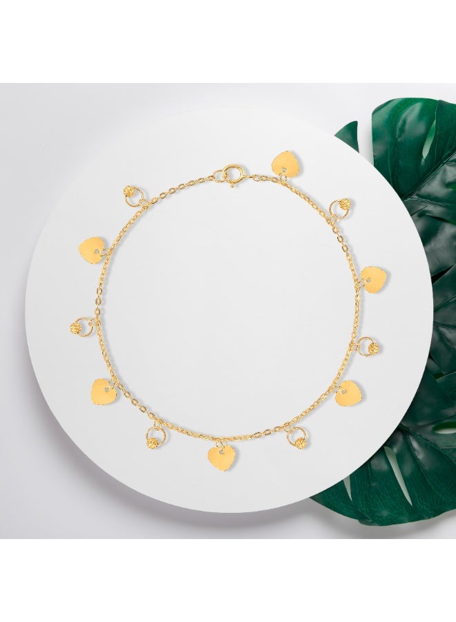 BAFLEH JEWELLERY Embrace Timeless Sophistication with This Dainty Yet Luxurious 21K Pure Gold Bracelet  - Image 2