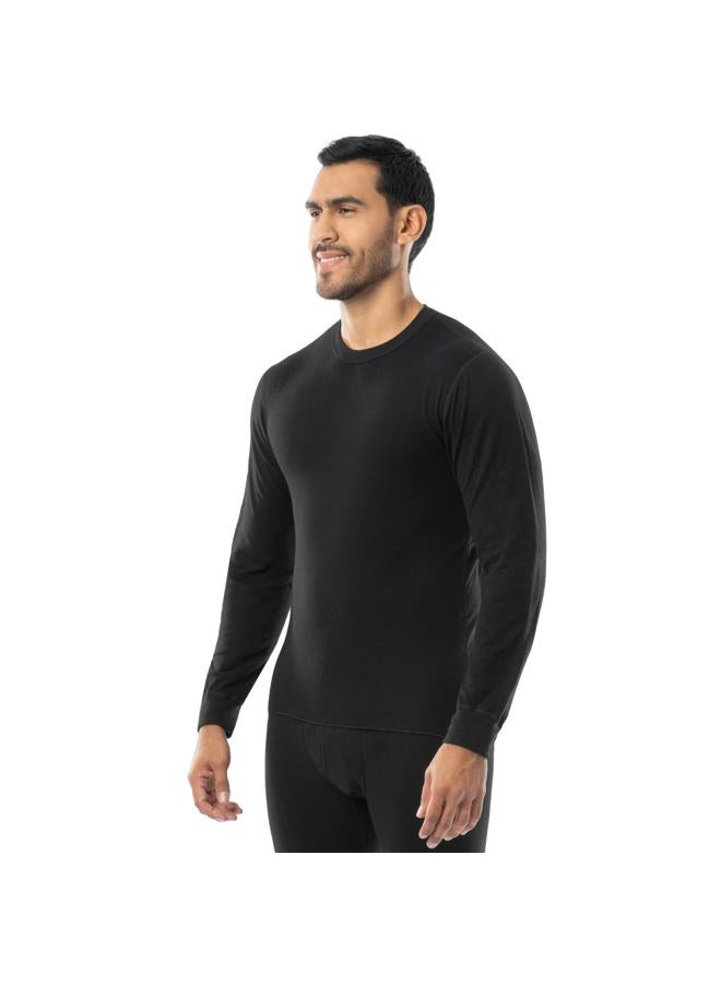 ColdPruf Basic Dual-Layer Crewneck Base Layer, Thermal Long-Sleeve, Men - Image 2
