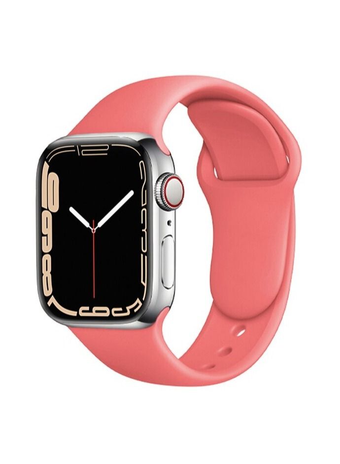 سوار ساعة آبل 41 مم 40 مم 38 مم سوار رياضي بديل مصنوع من السيليكون الناعم متوافق مع ساعة آبل iWatch سلسلة 7/SE/6/5/4/3/2/1، Nike+، رياضي، إصدار