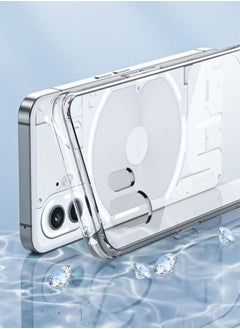Generic Nothing Phone 2 Case Cover Transparent Anti Scratch Case Shock Absorbent Bumper Protective Transparent Back Cover with Camera Protection for Nothing Phone 2 Clear  - Image 4