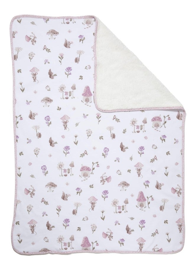 ليفينغ تكستايلز بطانية جيرسي شيربا من Living Textiles - Mushroom House - Image 1