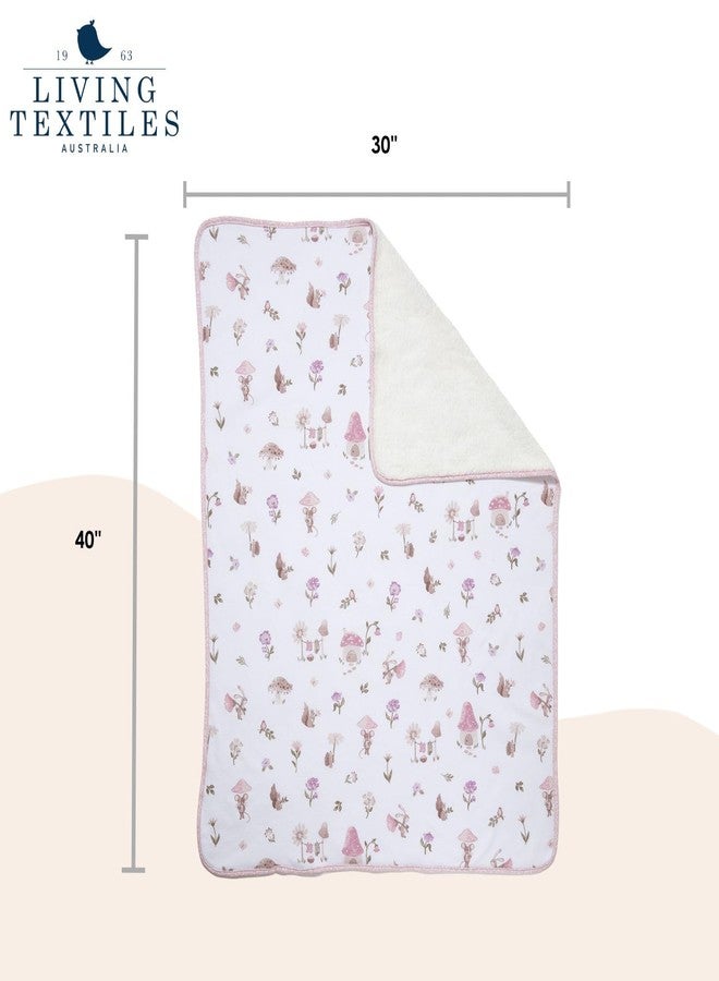 ليفينغ تكستايلز بطانية جيرسي شيربا من Living Textiles - Mushroom House - Image 3