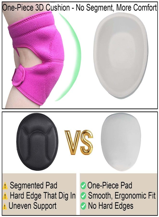 JYBTAA Adult Knee Pads for Work, Soft Garden Knee Pad for House Cleaning, Yard Work, Waterproof Foam Cushion, Safety Kneeling Pad for Flooring and Carpet Installers, Prefect for Mens Womens, Pink L (1 Pair) - Image 4