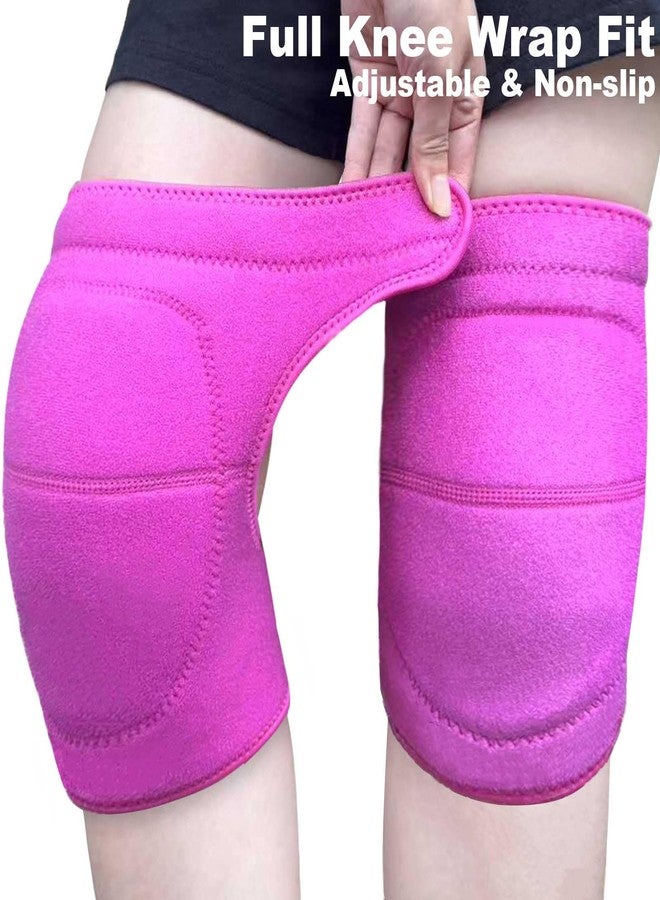JYBTAA Adult Knee Pads for Work, Soft Garden Knee Pad for House Cleaning, Yard Work, Waterproof Foam Cushion, Safety Kneeling Pad for Flooring and Carpet Installers, Prefect for Mens Womens, Pink L (1 Pair) - Image 3