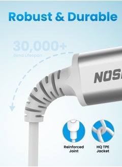 Remson Remson Wired Mono Single MFi Lightning Connector Headphone Earphone Earbud with In-Line Remote Compatible for iPhone 13 12 11 Pro Max iPhone X XS Max XR - White  - Image 4