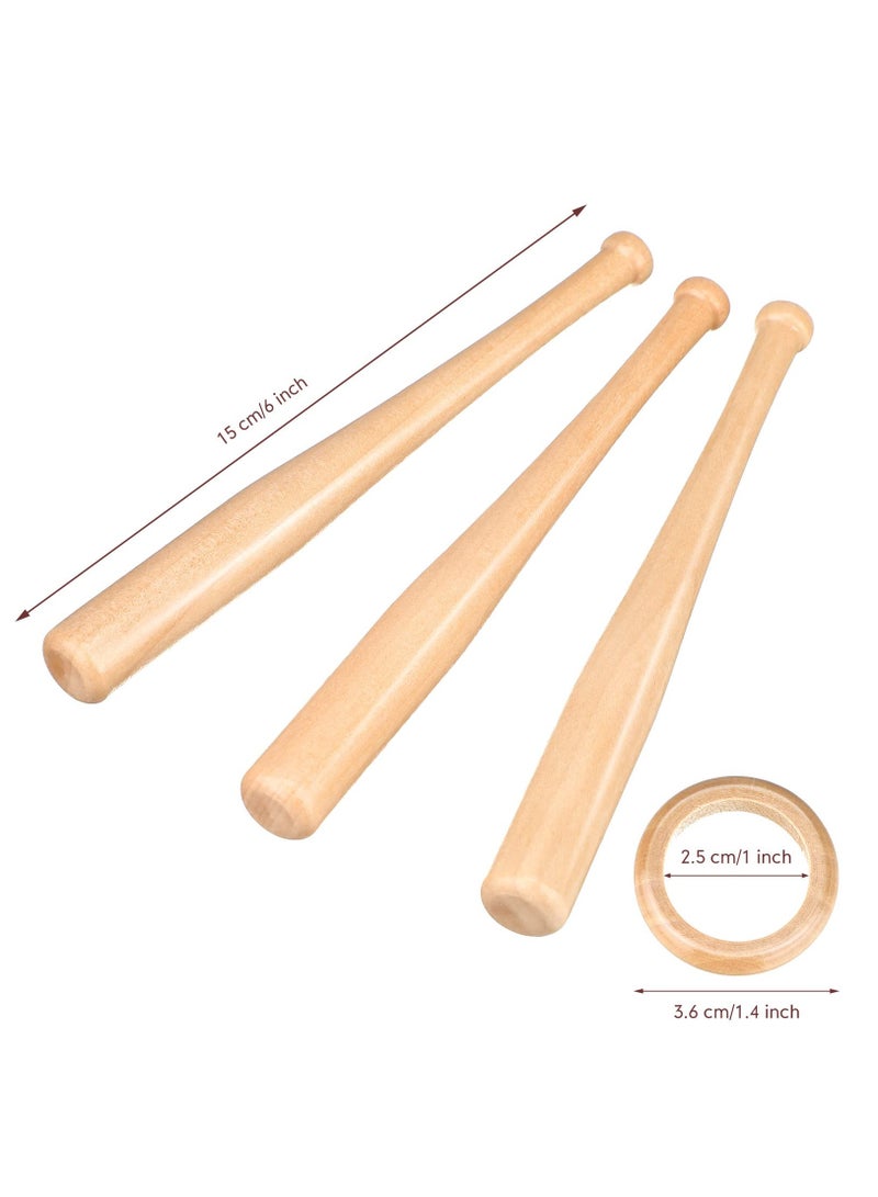 Excefore Baseball Stand, Baseball Holders for Balls Display Wooden Baseball Bat Display Stand Holder Display Baseball Centerpieces for Tables for Kids and Sports Lover  - Image 4