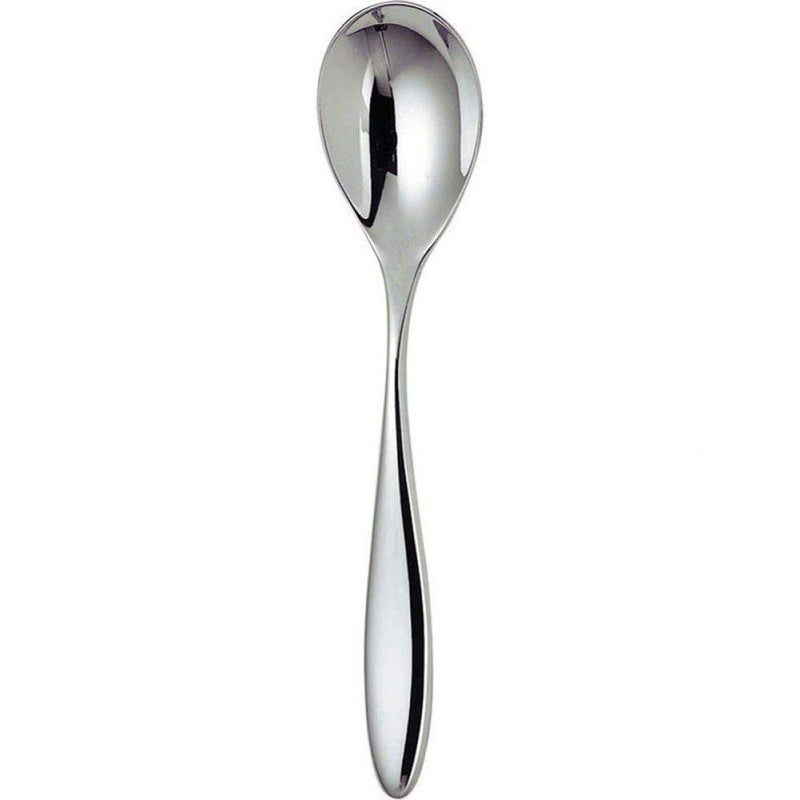 ALESSI ملعقة تقديم أليسي مامي 9-3/4 بوصة، فولاذ مقاوم للصدأ 18/10 بلمسة مرآة، فضي - Image 5