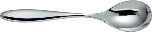ALESSI ملعقة تقديم أليسي مامي 9-3/4 بوصة، فولاذ مقاوم للصدأ 18/10 بلمسة مرآة، فضي - Image 4