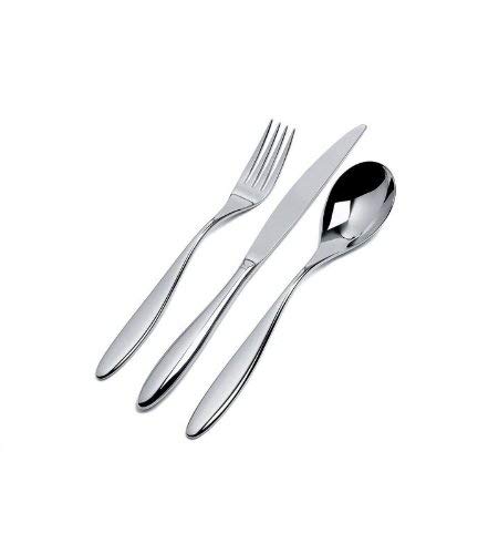 ALESSI ملعقة تقديم أليسي مامي 9-3/4 بوصة، فولاذ مقاوم للصدأ 18/10 بلمسة مرآة، فضي - Image 2