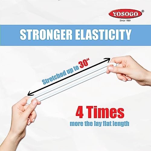 Yosogo Extra Large 8-Inch Big Postal Rubber Bands | Heavy-Duty Biodegradable Elastic Bands (Pack of 30) | Natural Rubber | Durable for Office, Home, and Industrial Use - Image 4