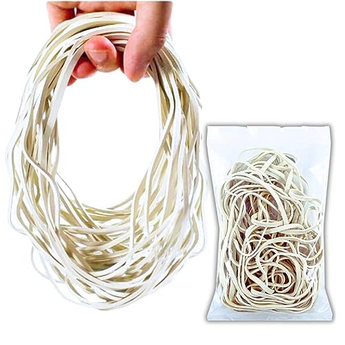 Yosogo Extra Large 8-Inch Big Postal Rubber Bands | Heavy-Duty Biodegradable Elastic Bands (Pack of 30) | Natural Rubber | Durable for Office, Home, and Industrial Use - Image 1