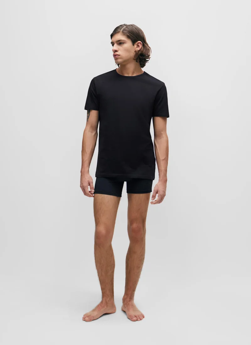 HUGO Two-pack of slim-fit T-shirts in stretch cotton