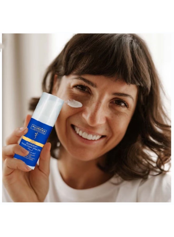 Allergika Facial Cream Urea 5% – 50ml Hydrating & Soothing Face Moisturiser - Image 5
