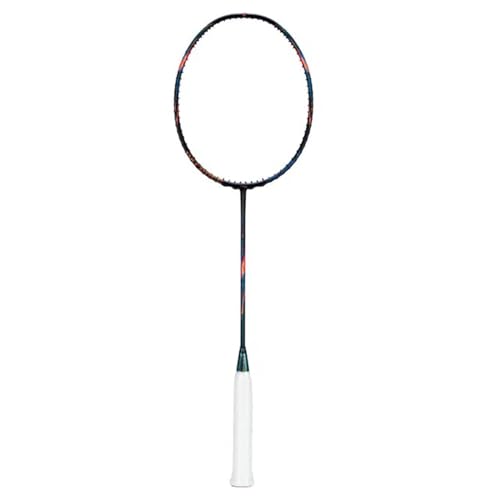Li-Ning AXForce 90 Badminton Racket | Unstrung Professional Racquet for Power & Precision | Black/Gold/Orange | Ultra-Strong Carbon Fiber Frame (4UG5) - Image 1