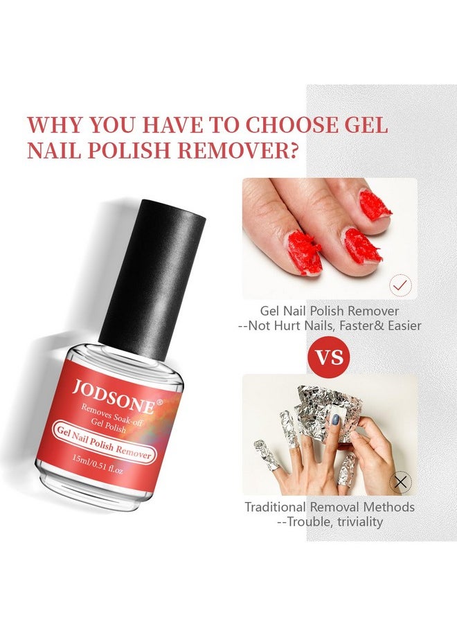 JODSONE - JODSONE Gel Nail Remover Quick Gel Nail Polish Remover, 3-5 Minutes Gel Remover for Nails - Image 1