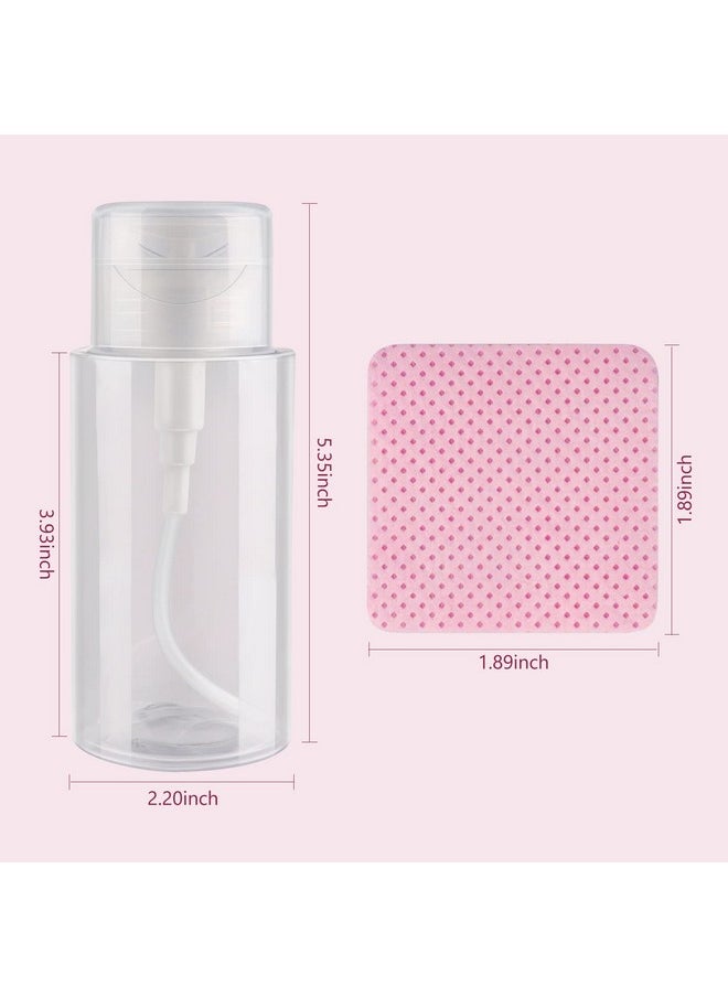 Jiasheng 1080 PCS Pink Lint Free Nail Wipes, Eyelash Extension Wipes, Super Absorbent Soft Non-Woven with a Pump Dispenser Bottle Disposable Nail Polish Remover for Polish Clean Acrylic Nails Remover  - Image 4