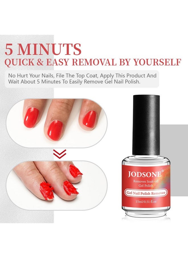 JODSONE - JODSONE Gel Nail Remover Quick Gel Nail Polish Remover, 3-5 Minutes Gel Remover for Nails - Image 1