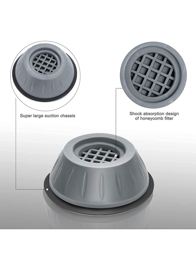 StarlineIM StarlineIM Shock and Noise Cancelling Washing Machine Support Noise Reducing and Anti Slip Anti Vibration Rubber Washing Machine Feet Pads AntiWalk Dryer Washer Vibration Pads  - Image 2