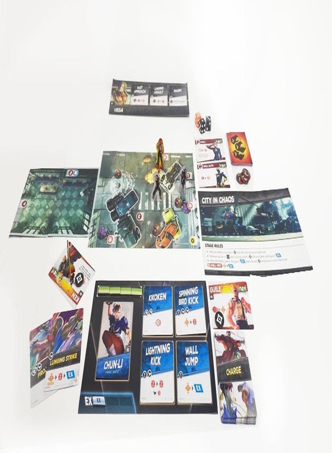 Kess Street Fighter V: Champion Edition Legends Board Game; Combat-Filled globtrotting Adventure Set for 1-4 Players - Image 1