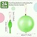 HSLCGF 24 Pcs Green Punch Balloons Bounce with Rubber Band Handle Punching Balloon Heavy Duty for Birthday party favors Kids Green - Image 4