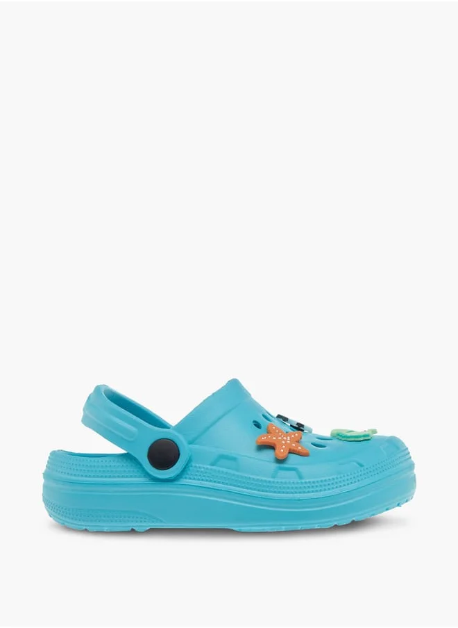 LBL by Shoexpress Boys Animal Embossed Clogs with Backstrap