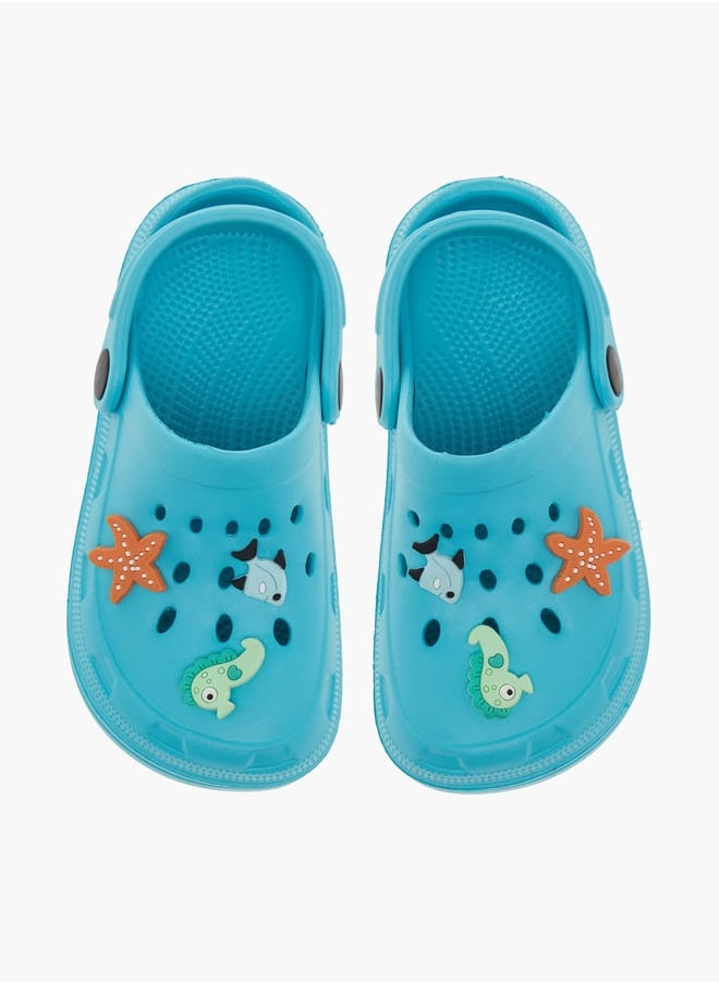 LBL by Shoexpress Boys Animal Embossed Clogs with Backstrap  - Image 2