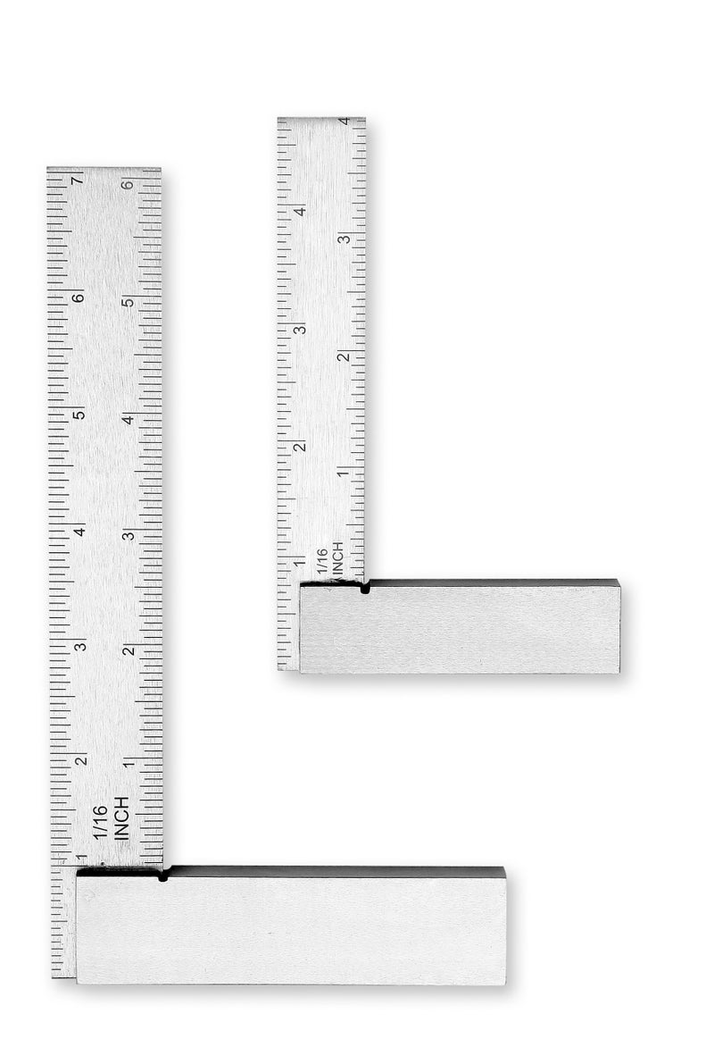 Groz 01143 6 Graduated Workshop Steel Square 000028 Squareness