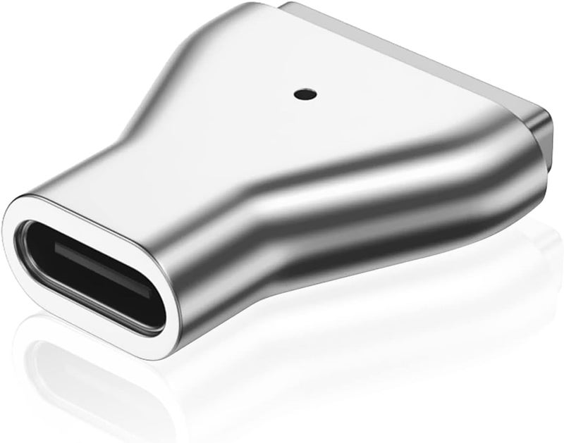 MAKINGTEC USB C to Magnetic T-Tip Adapter, Type-C to Magnetic 2 T-Head PD 100W Power Fast Charging Converter for 2013-2015 MacBook Pro Air - Image 1