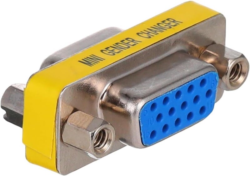 Female to Female Male to Male 9pin VGA Gender Changer F/F M/M VGA Cable Extension Coupler SVGA for PC Monitor 9-Pin DB9 RS232 Serial - Image 1