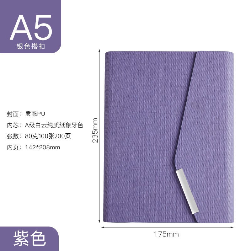 A5 Business Notebook Office Shackle 70% Off Loose-Leaf Buckle Notepad Spot Printable Logo Gift Box - Image 1