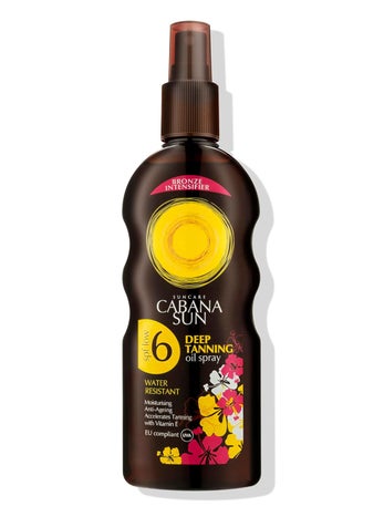Cabana Sun DEEP TANNING OIL SPF6 200ml spray 