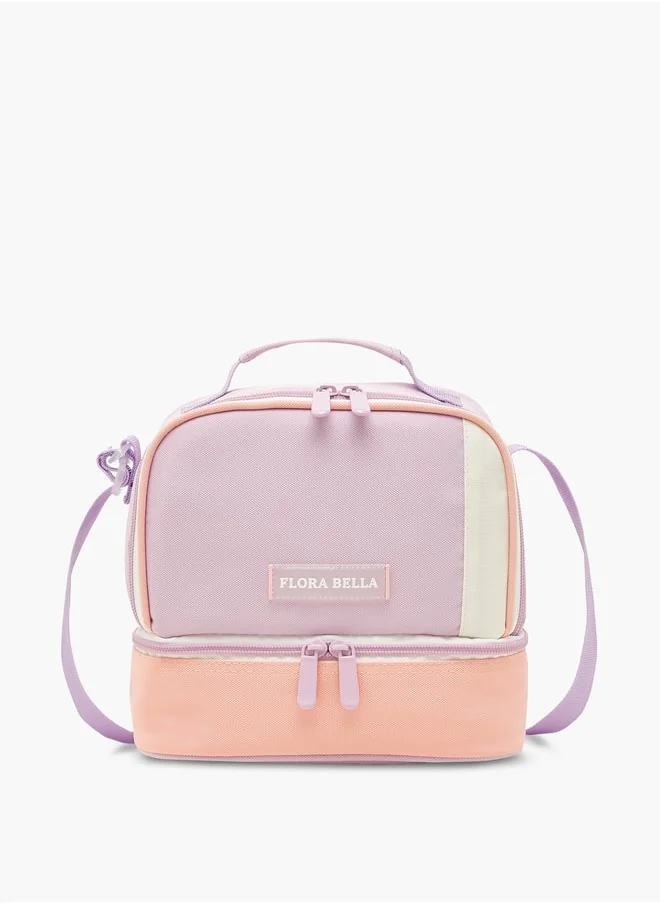 Flora Bella By Shoexpress Colourblock Lunch Bag with Adjustable Strap