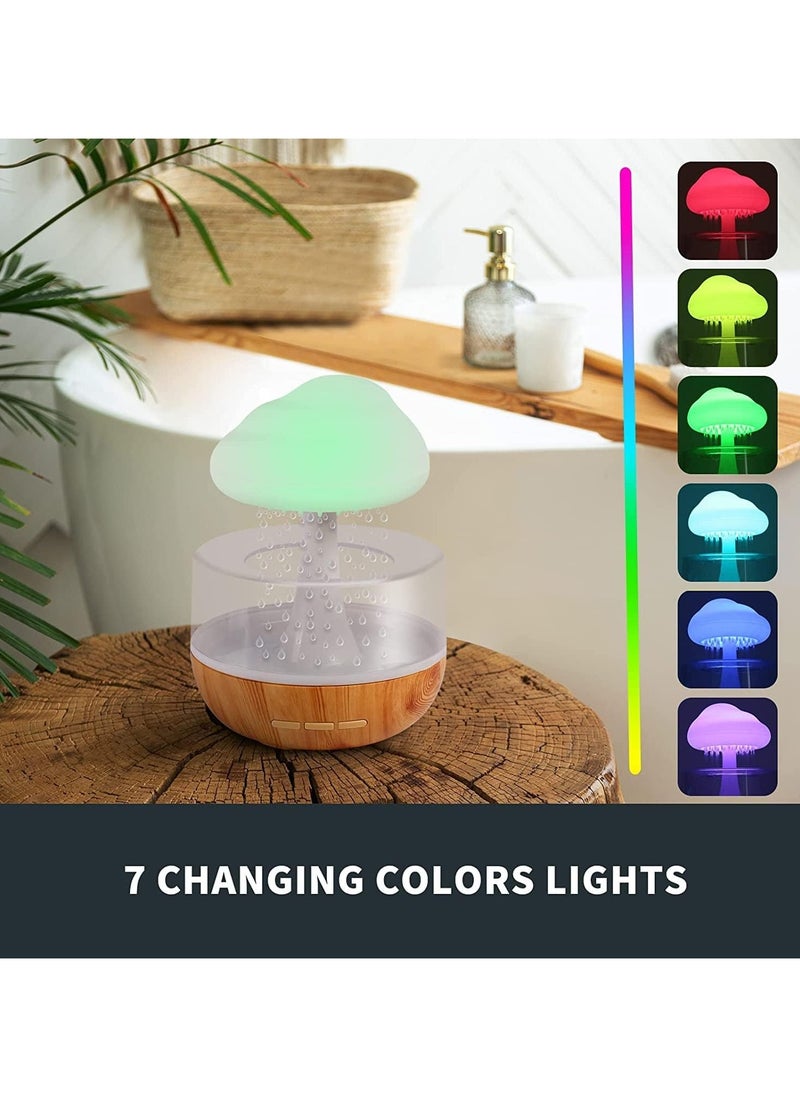Yameem - Yameem Rain Cloud Humidifier: Aromatherapy Diffuser, Night Light, Rain Sounds, LED Lights, Essential Oils & App Control - Anxiety Relief, Sleep Relaxation, Mood Enhancement - Image 1