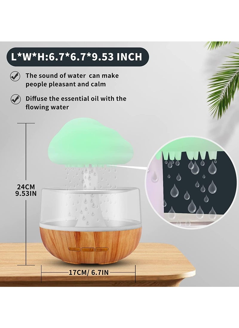 Yameem - Yameem Rain Cloud Humidifier: Aromatherapy Diffuser, Night Light, Rain Sounds, LED Lights, Essential Oils & App Control - Anxiety Relief, Sleep Relaxation, Mood Enhancement - Image 1