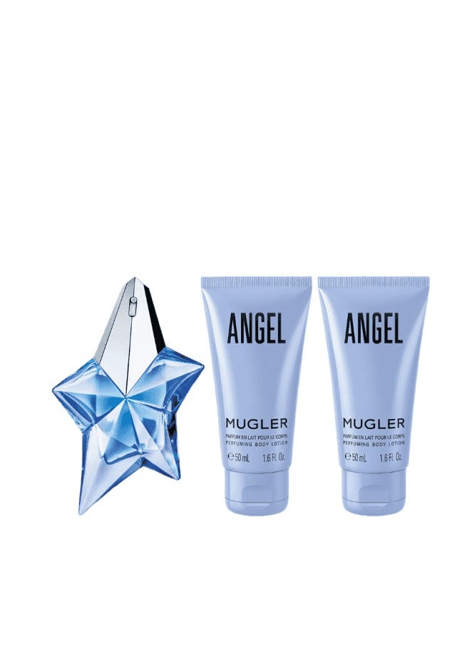 موجلر مجموعة موغلر للنساء أنجيل أو دو بارفان 25 مل + لوشن للجسم 50 مل + جل استحمام 50 مل. - Image 2