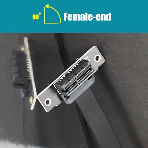GLOTRENDS 100mm PCIe 3.0 X1 Riser Cable for M.2, WiFi, Firewire, USB, Sound Cards, etc - Image 4