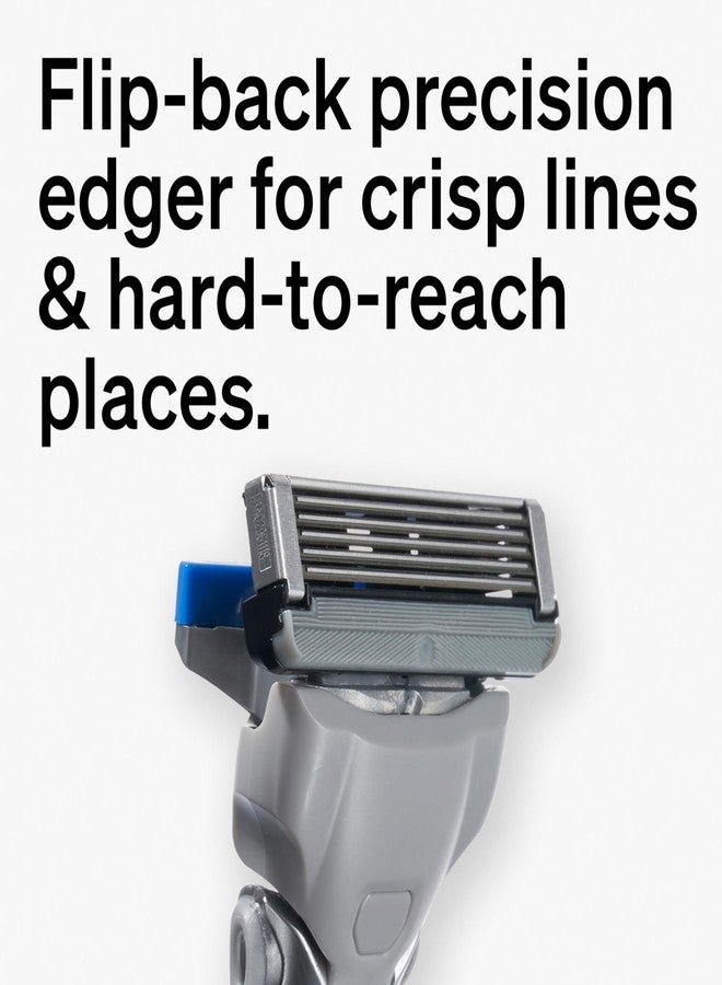 Schick Hydro Dry Skin Razors for Men | 5-Blade Mens Razors for Shaving, 1 Mens Razor Handle with 17 Razor Blades Refills - Image 5