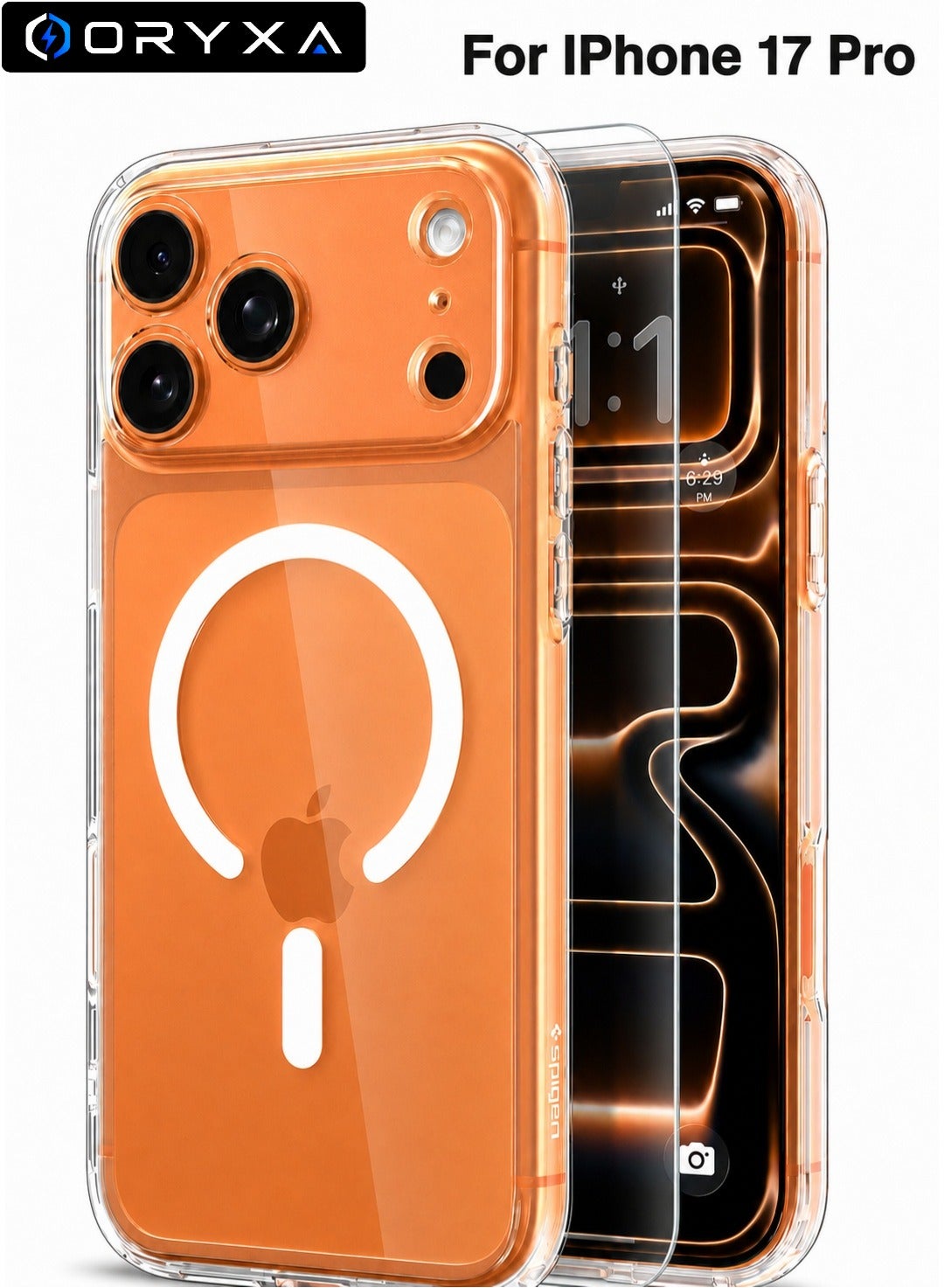 oryxa Oryxa iPhone 17 Pro Case crystal clear ZED3F99EAD4505B690AF0Z