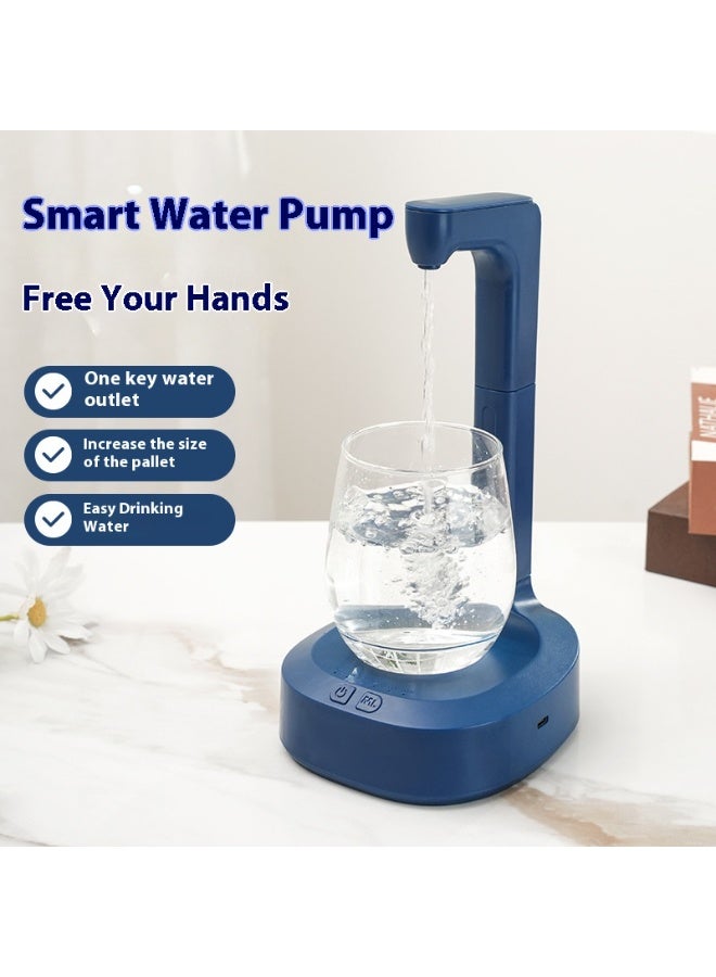 Electric Desktop Water Pump Fully Automatic Water Pump Water Dispenser Water Absorber Blue - Image 1