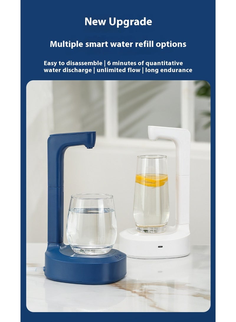 Electric Desktop Water Pump Fully Automatic Water Pump Water Dispenser Water Absorber Blue - Image 2