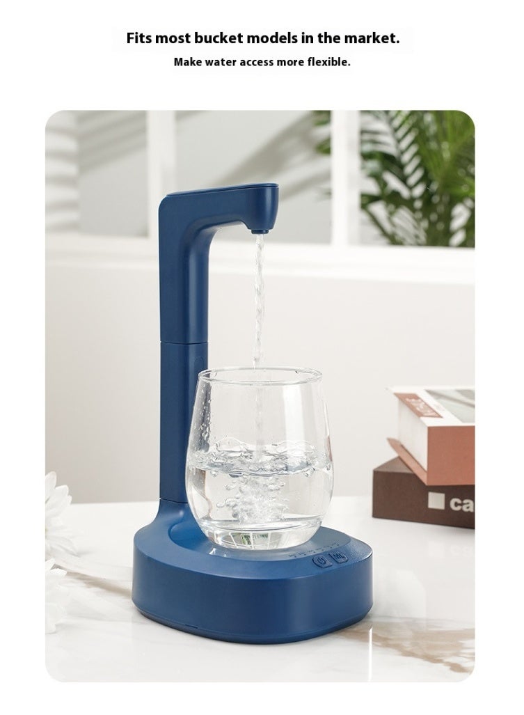Electric Desktop Water Pump Fully Automatic Water Pump Water Dispenser Water Absorber Blue - Image 3