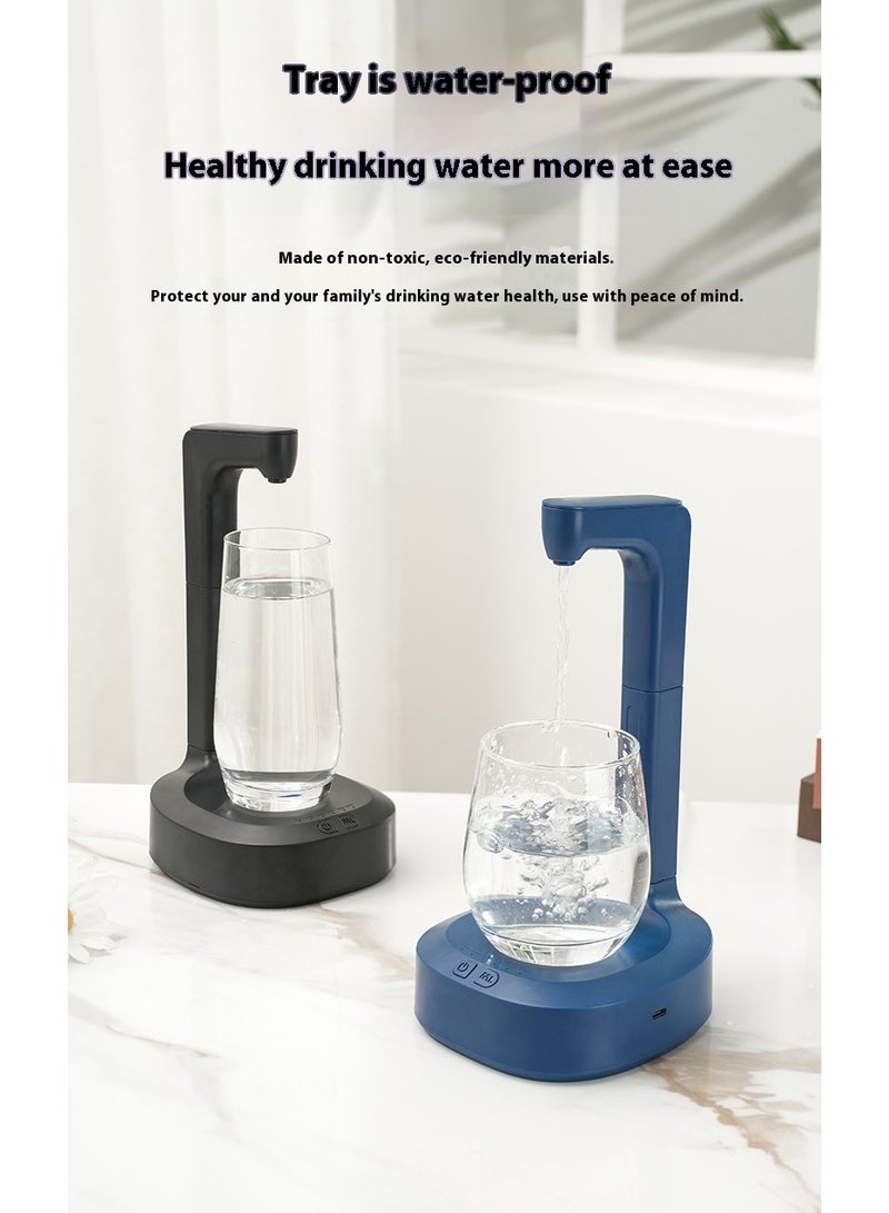 Electric Desktop Water Pump Fully Automatic Water Pump Water Dispenser Water Absorber Blue - Image 5